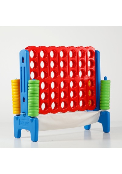 King Kids Hedef 4 Zeka ve Strateji Oyunu - Kırmızı/Mavi