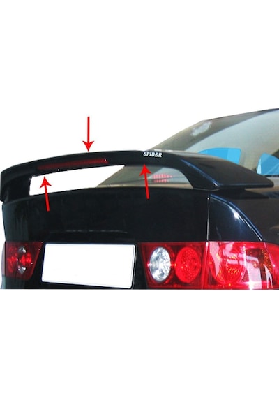 Honda Accord 7 Spoiler Bagaj Yüksek (Işıklı) Fiber 2003-2007