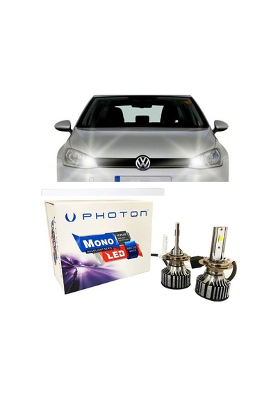 Vw Golf 7.5 Led Xenon Uzun Far Ampulü H9 Mono Yeni Seri Beyaz 2017-2019