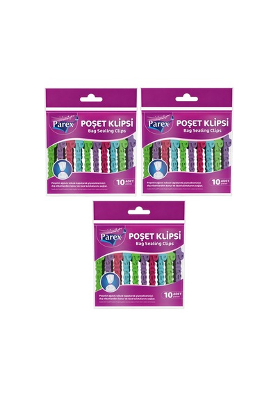 Butterfly Poşet Klipsi Üç Paket