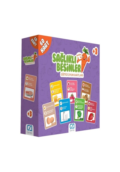 Ca Games Ca.5106 Sağlıklı Besinler Eğitici Oyun Kartları