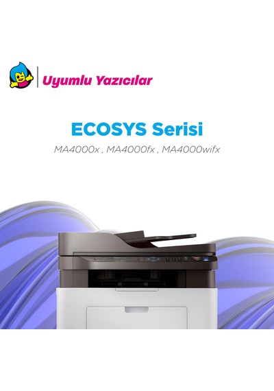 Kyocera 1t0c140nl0 Tk-1270 Uyumlu Siyah Toner 2'li Paket /ecosysma4000x / Ecosysma4000fx / Ecosysma4000wifx