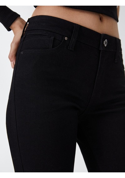 Nicole Skinny Fit Kadın Pantolon Siyah