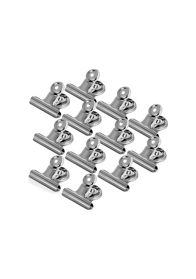 Lexroo 12 Adet Mıknatıslı Mandallı Buzdolabı Magnet Fotoğraf Kağıt Evrak Tutucu