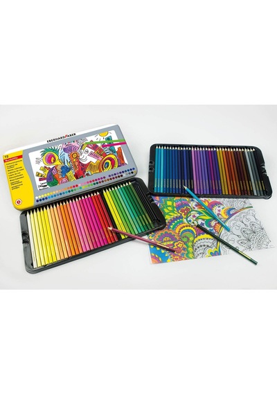 Eberhard Faber Kuru Boya 72 Renk Metal Kutu 514872