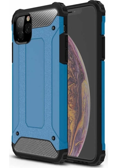Kilifone - Apple Uyumlu iPhone 11 Pro - Kılıf Çift Katman Zırh Tank Crash Military Kapak - Mavi