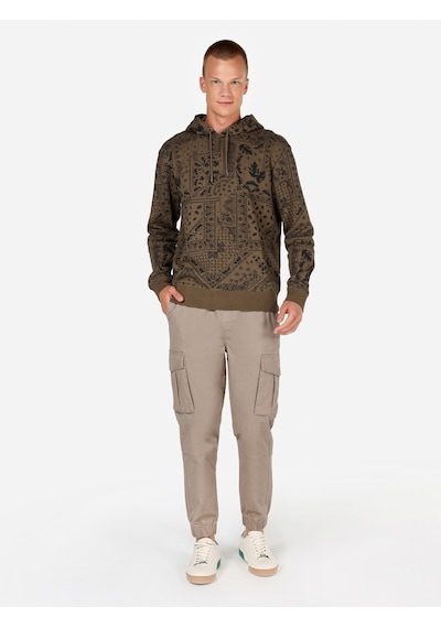 Colin's Colins Yeşil Erkek Sweatshirt Cl1070029 Q1.v2 Kha Haki