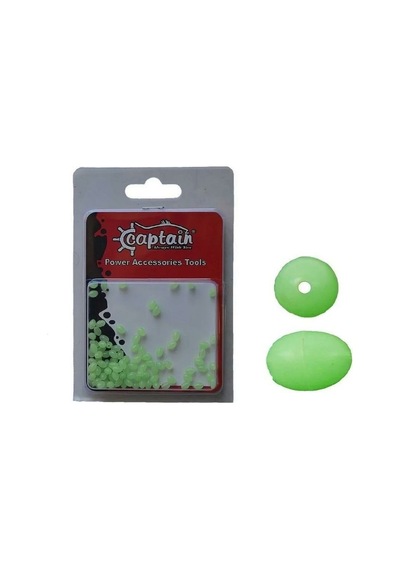 Captain Glow Boncuk 6mm Oval Çapari Ve Takım Boncuğu 100'lü Paket