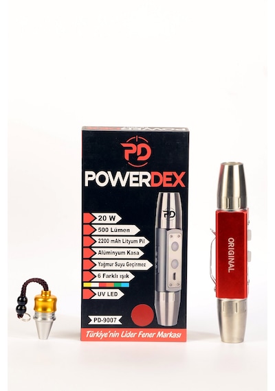 Powerdex Pd-9007 El Feneri Kırmızı