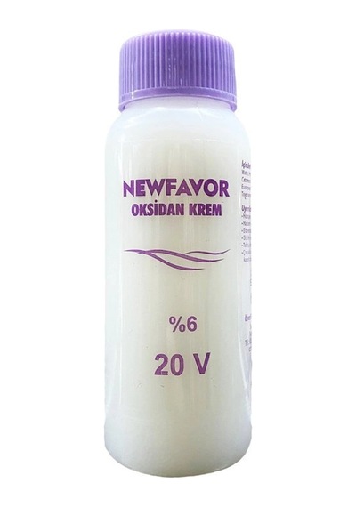Hubrendy Tedarik Oksidan Krem Saç Boya Sıvısı 6'lık 20 Volüme 60 Ml