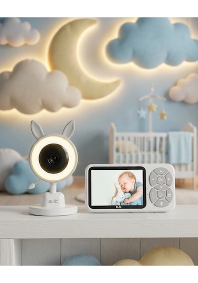 Lcd Ekranlı Bebek İzleme Kamerası Ninnili Gece Görüşlü Güvenlik Sistemi