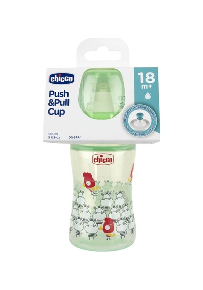 Chicco Push & Pull Bardak 18 Ay+ 150 Ml Yeşil