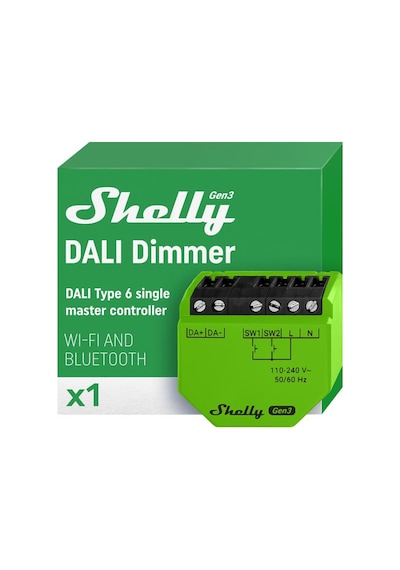 Shelly Dalı Dimmer Gen3 Akıllı Dalı Dimmer Led Kontrol Rölesi