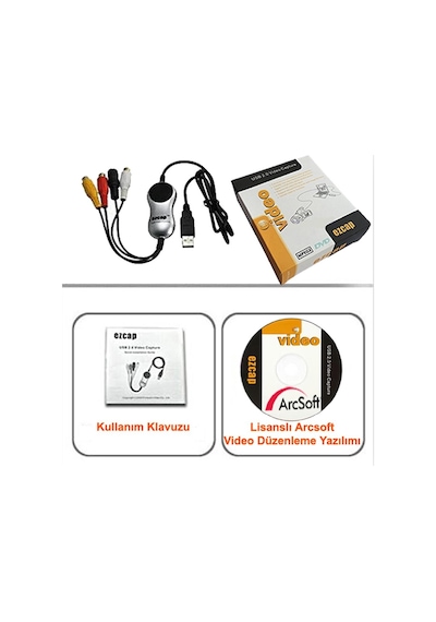 Ezcap 170 Usb 2.0 Mini Dv Vhs Kaset Görüntü Usb Aktarım Cihazı