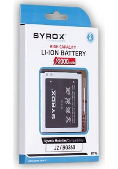 Samsung Uyumlu Galaxy J2 Sm-J200 Batarya Syrox
