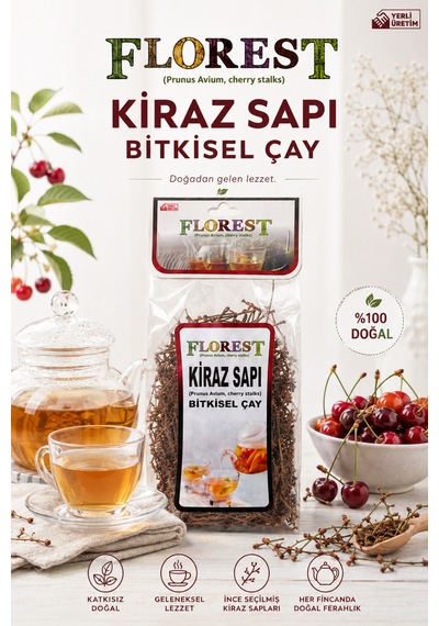 Kiraz Sapı Bitki Çayı 50 G - Kiraz Sapı Bitkisel Çay - 915091702