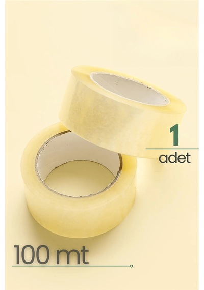 Güçlü Yapışkan Şeffaf Koli Bandı 45 Mm X 100 Mt Mıt1281 1 Adet