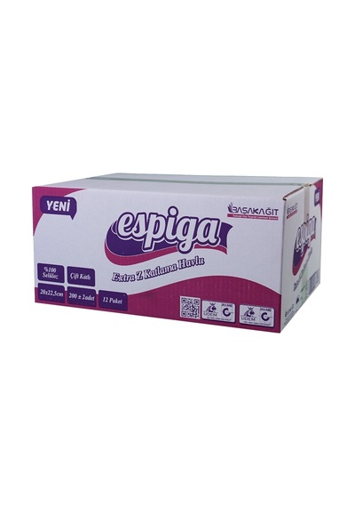 Z Katlamalı Havlu Espiga 200X12 Li