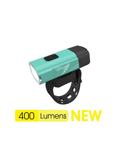 Moon Lepus Lite 400 Lümen Usb Bisiklet Ön Lambası Nane Yeşili 988459 Siyah
