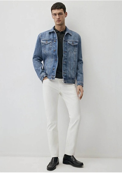 Mavi Marcus Beyaz Erkek Jean Pantolon M0035190581 Beyaz