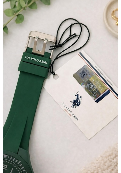 U.s.polo Assn 2 Yıl Saat&saat Garantili 3 Atm Suya Dayanıklı Genç Ve Çocuk Kol Saati Us.g2146.5 Yeşil