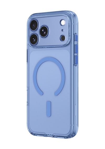 Apple iPhone Uyumlu 18 Pro Max Kılıf M-safe Özellikli Kamera Korumalı Amazingthing Minimal Lens Serisi Kapak Mavi