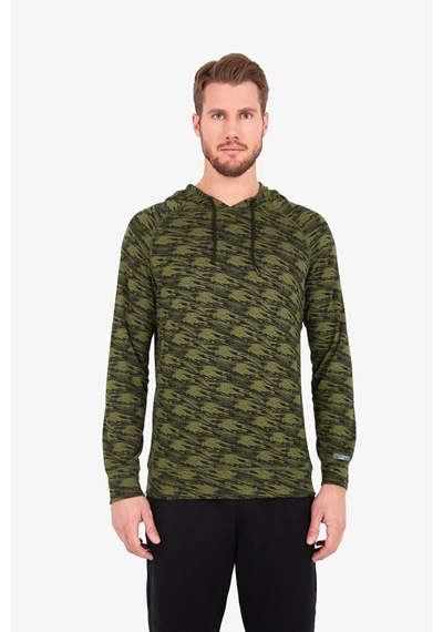 Blackspade 7579 Kapüşünlu Erkek Yeşil Sweatshirt