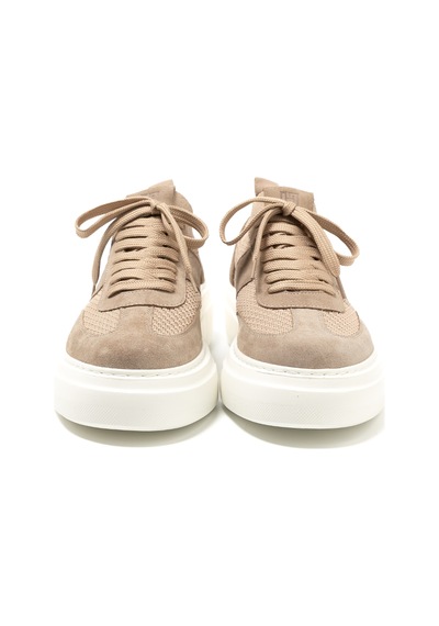 Grey Sneaker Günlük Erkek 23954 Huds Triko Logolu Gri