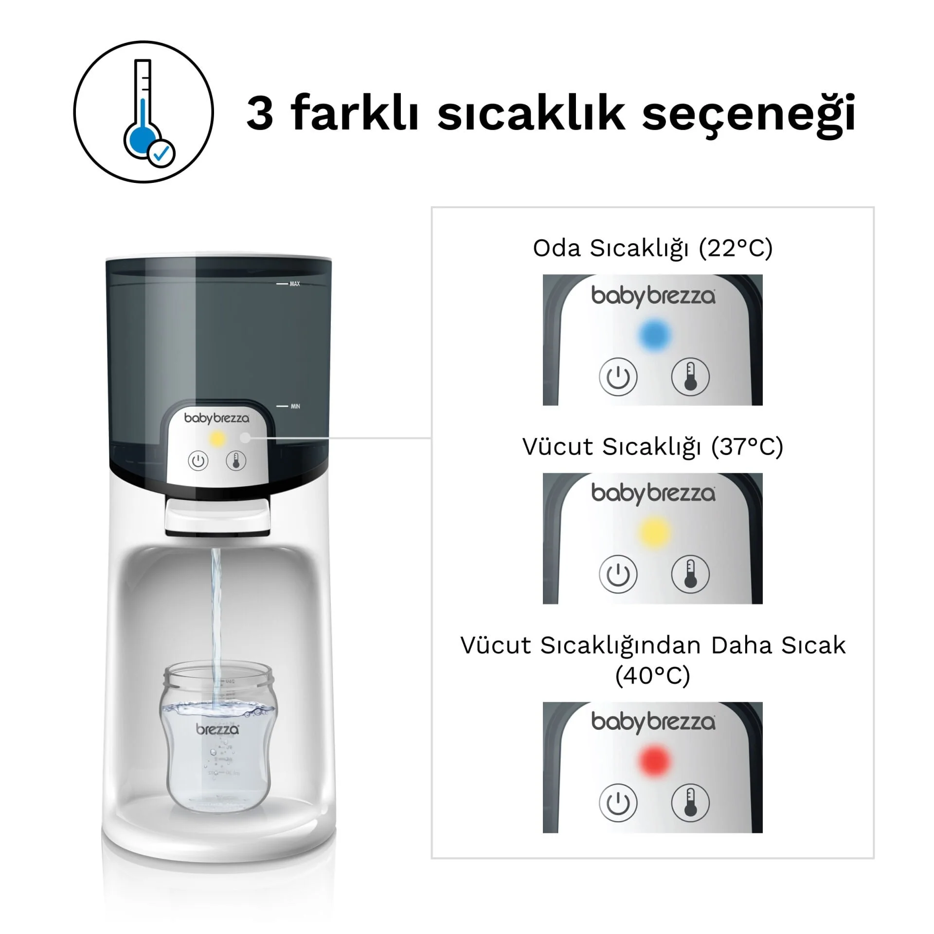 Baby Brezza Instant Warmer Bebek Mama Suyu Otomatı Ve Biberon Suyu Isıtıcısı