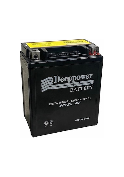 Deeppower 12v 7 Ah Motosiklet Aküsü 100 A En 113 70 130 Ytx7l-bs