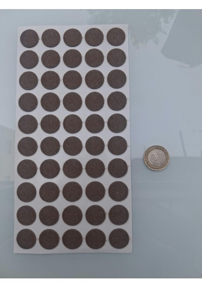 Keçe 90747 Hrd 4 Paket 20 Mm Kahve Masa Sandalye Koltuk Baza Ayak Çizdirmez Yapışkanlı