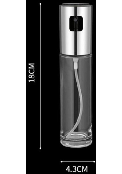 100ml Kapasiteli Şeffaf Spreyli Yağdanlık Sosluk Yağ Püskürtücü Yağ Şişesi Çok Renkli