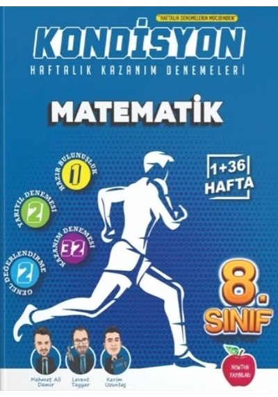 Newton 8.sınıf Kondisyon Haftalık Kazanım Denemeleri 37 Hafta-- Matematik