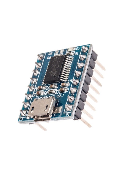 Jq6500 Mp3 Modülü-16Mbit Mini Ses Mp3 Wmv 5 Tuşlukontrol Microusb