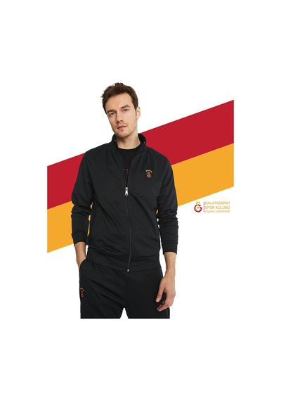Gsstore Galatasaray Lisanslı Siyah Eşofman Takımı Siyah