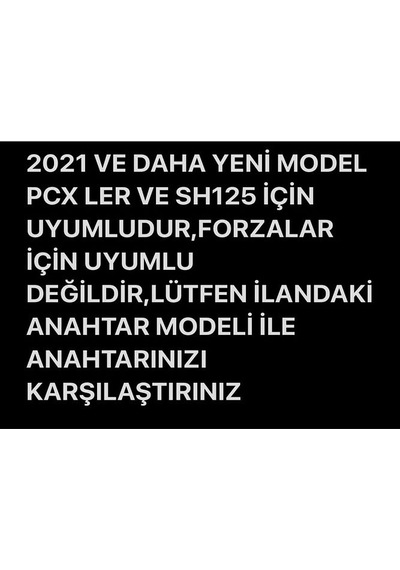 Honda Pcx 2021-2022-2023-2024-2025 Model Uyumlu Anahtar Kılıfı Be