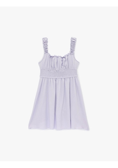 Koton Bürümcük Lila Kız Çocuk Elbise 6skg80048ak Lila