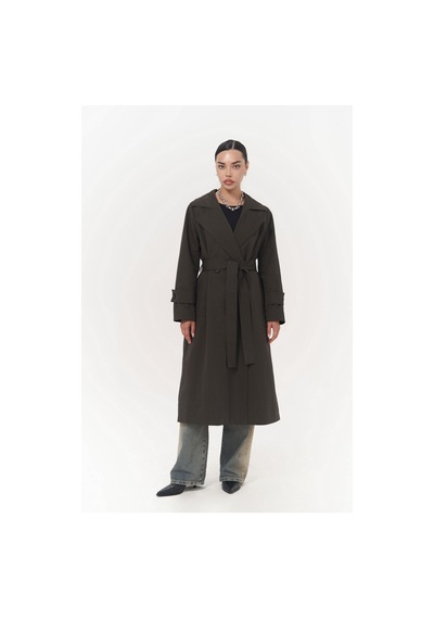 Mai Collection Mai Studios Co. Albany Antrasit Mevsimlik Trençkot Antrasit