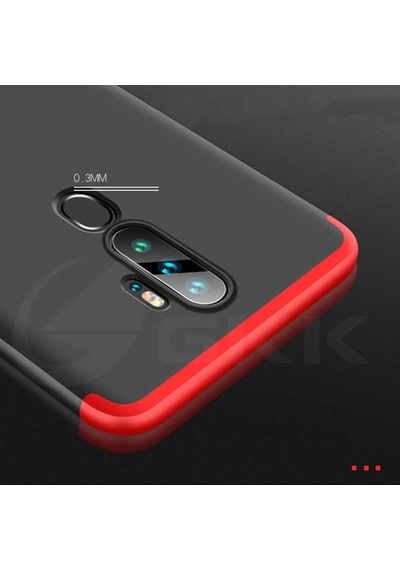 Oppo A5 2020 Kılıf Zore Ays Kapak Gold