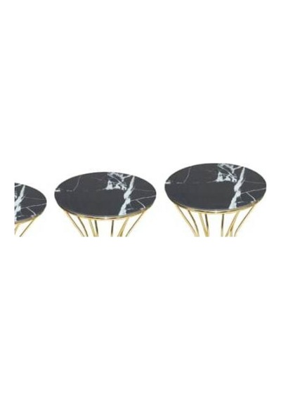 Brc Kum Saati Zigon Siyah Mermer Desen Metal Transmisyon Çelik Go (411812821)
