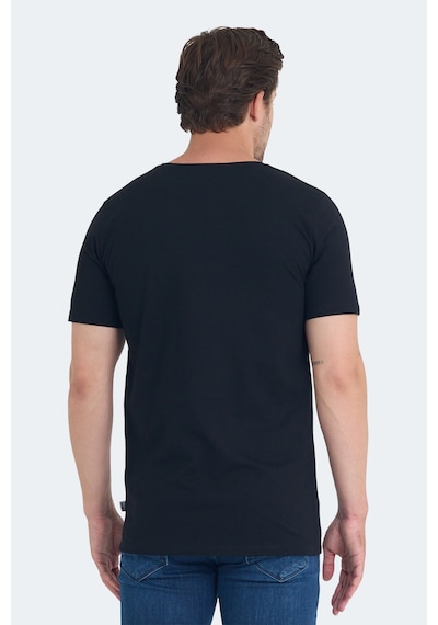 Slazenger Pallu I Erkek Siyah Tişört Siyah