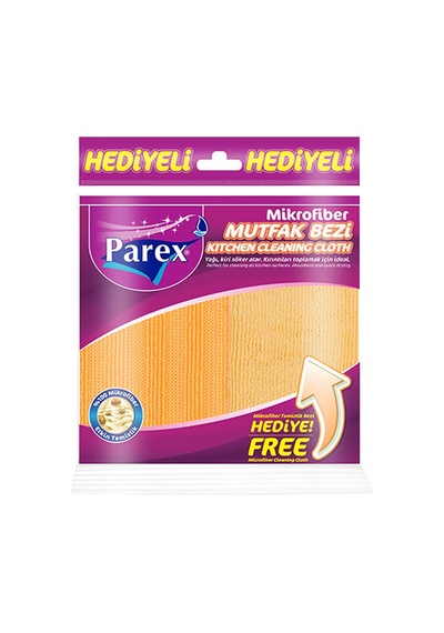 Mikrofiber Mutfak Bezi Mikrofiber Temizlik Bezi Hediye Turuncu
