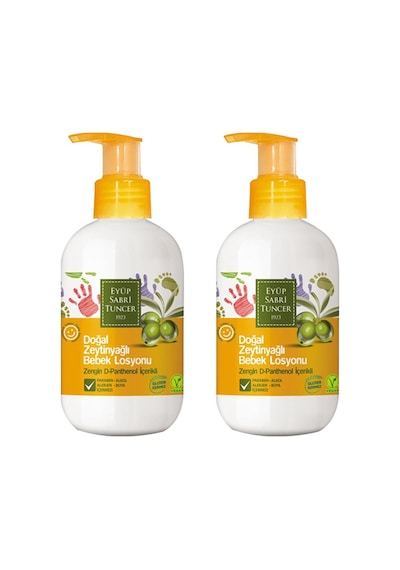 Eyüp Sabri Tuncer Doğal Zeytinyağlı Bebek Losyonu 2 x 280 ML
