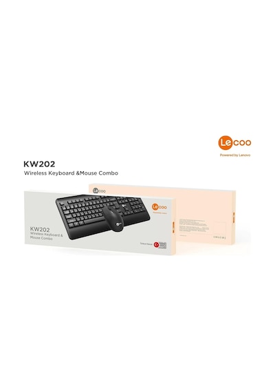 Lecoo KW202 Kablosuz Q Klavye - Optik Mouse Seti
