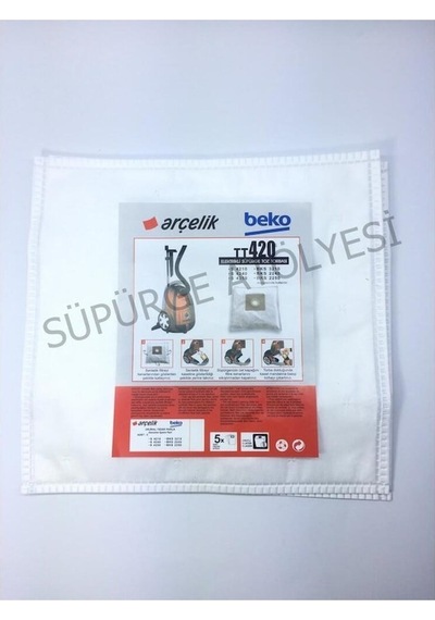 Beko Bks 2240 C Süpürge Uyumlu Bez Toz Torbası 15 Adet