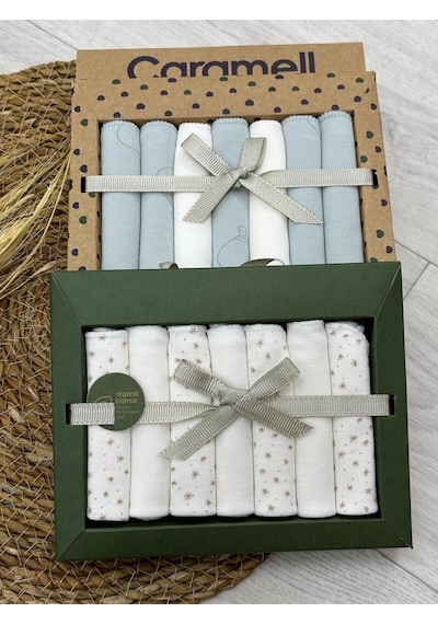 Caramell 7lı Agız Sılme Mendılı 2 Paket Mö229