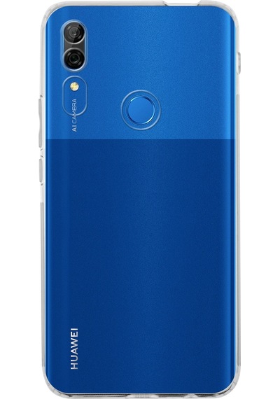 Huawei P Smart Z Kamera Korumalı Tıpalı Silikon Şeffaf Kılıf