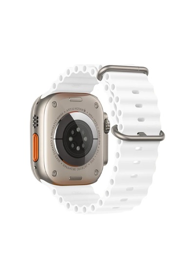 Ally Apple, Uyumlu Watch 7-8 45mm 6-5-4 44mm Watch Ultra 49mm Marine Silikon Kayış Kordon 3-2-1 42mm- 5775