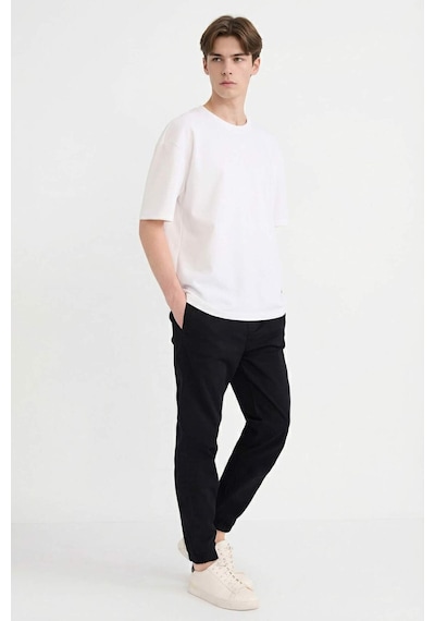 Defacto Jogger Fit Beli Bağcıklı Üç Cepli Pantolon F4680ax25aubk81 Siyah