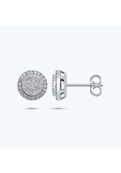 Altınbaş Pırlanta Bouquet Küpe Nv1044-8k Beyaz